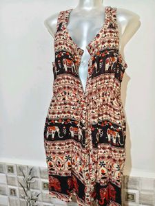 🎄Buy 1, Get 1 Free🎁Elephant Print Dress