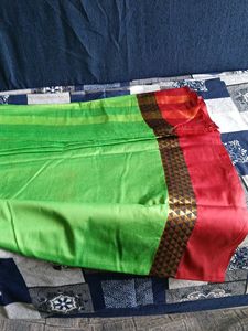 Mysore Saree With Embroidery Border