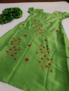 Rich Green Shimmery Dress