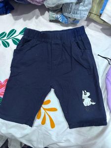 Cotton Blue Shorts 3-4 Year Very Good