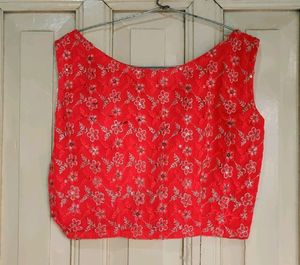 Embroided Choli &amp; Net Layerd Lehenga With Dupatta