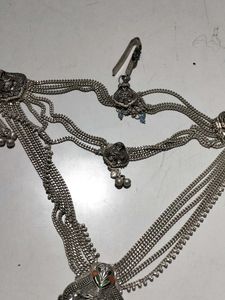 Silver Tone Fashion kamarband