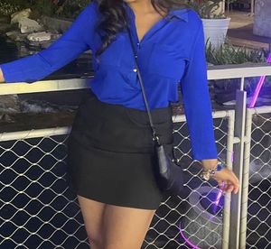 Navy Blue Classy Top Savana/Zara/H&M