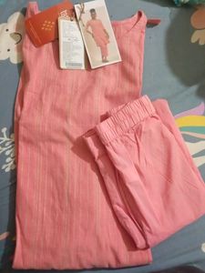 Taavi Pink Striped Kurti