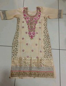 Embroidered Kurta set with Dupatta
