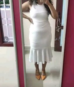 White Midi Dress