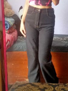 Dark Wash Straight Jeans