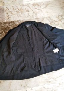Korean black fancy short blazer for girls/women
