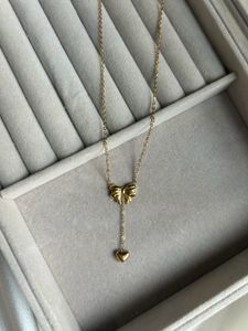 Bow Heart Neck Chain