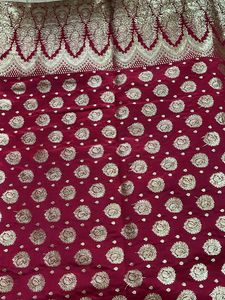 Elegant Banarasi Silk Saree with blouse piece