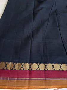 Elegant Black Saree with Border