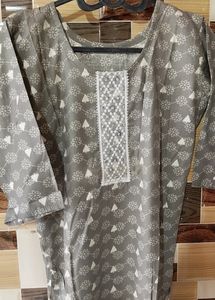 Cotton Kurti Dupatta &amp; Pajama