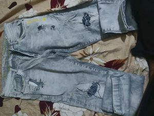 Ripped Denim Jeans