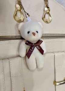 Leather Backpack With Small Teddy