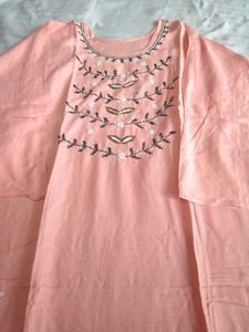Peach Kurti