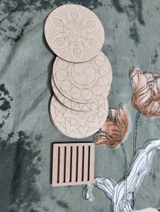 Set of 6 Mandala Coasters