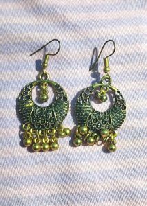 Teardrop Turquoise Stone Earrings