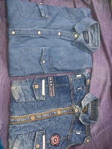 Denim Shirts - Stylish Pair