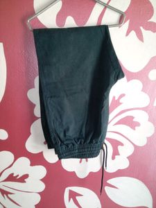 Beewakoof Black Elastic Waist Pants