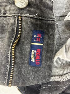 Dark Gray Denim Jeans