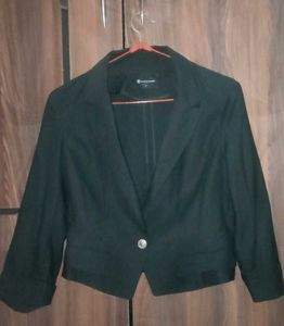 Black Cropped Blazer