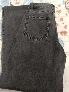 Straight Fit Black Jeans