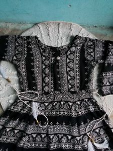 Black & White Patterned Dress