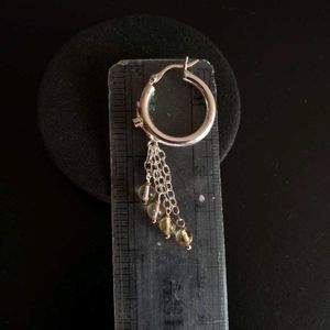 92.5 SterlingSilver Hoop Dangle