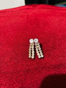 Elegant Diamond Earrings new with tag