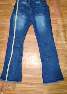 Frayed Hem Jeans