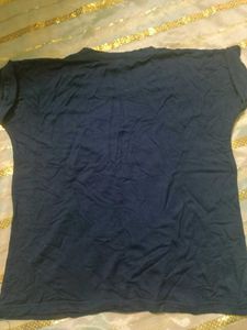 Navy &#34;SMILE&#34; Graphic Tee
