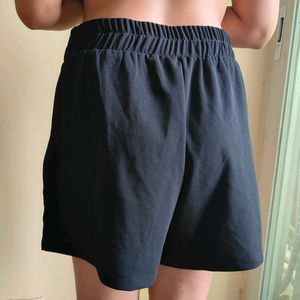 Chic Black Mini Skort