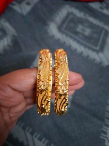 Gold Plated Bangle Set