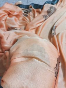 Elegant Floral Print Saree