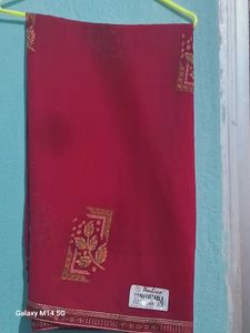 Elegant Red Saree