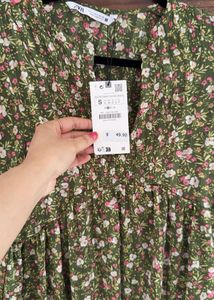 Zara Limited Edition Floral Dress From New York