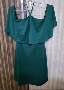 Green Off Shoulder Beautiful Dress