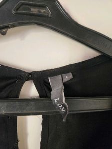 Sheer Black Polka Dot Blouse