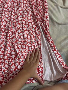 Floral Print Maxi Skirt