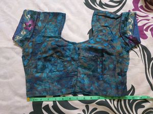 NEW SAREE WITH MATCHING BLOUSE
