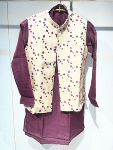 Elegant Indian Outfit with Vest