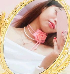 Red Rose Crochet Choker