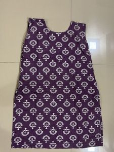 Cotton Purple Short Kurti For Daily Wear