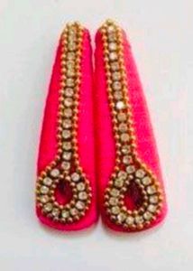 Silk Thread Hand Made Hair Tic Tac Clip