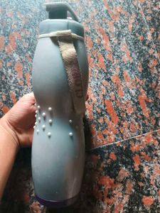 Gray &amp; Purple Water Bottle
