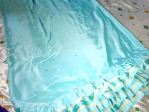 satin silk reak curtain