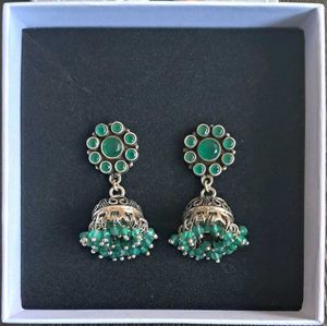 Jhumka Earrings Silver