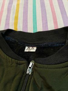 Olive Green Bomber Jacket