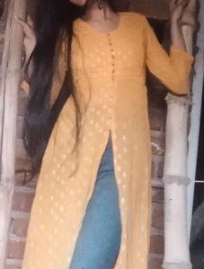 Yellow Kurti