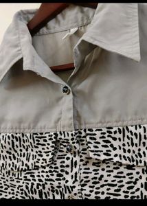 Sleeveless Animal Print Top